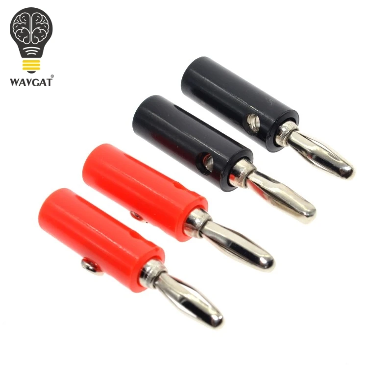 Штепсельная вилка типа банан 4 мм для вставки коннектора папа и мама Шпилька в