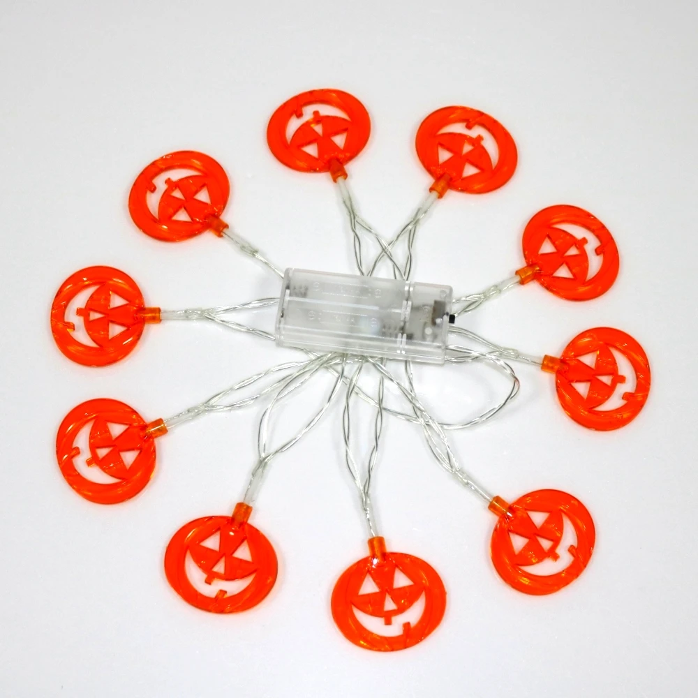 СВЕТОДИОДНАЯ Гирлянда в виде тыквы 2018 светодиодов праздничное освещение для