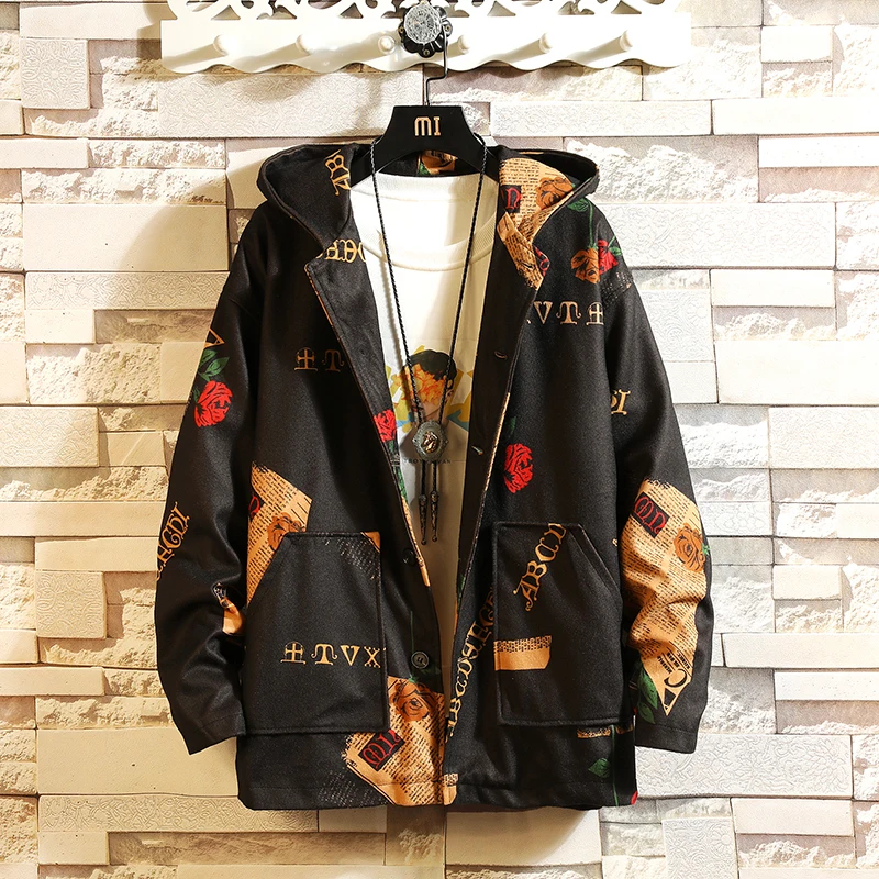 

Men's jacket spring and autumn Korean version camouflage Slim handsome wild students leisure windbreaker Cartoon Blue