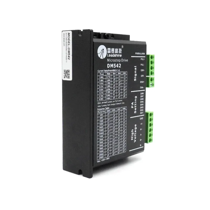 Leadshine DSP Motor Adapter stepper Driver DM542 2ph 1~4.2A 20~50VDC Stepper Controller Matching Nema23 34 | Обустройство дома