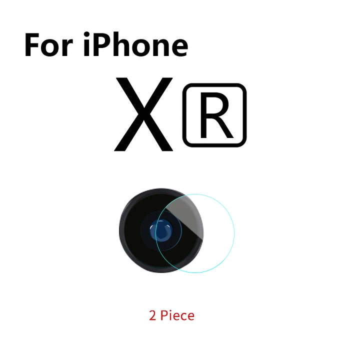 for iPhone X 2 шт Камера защитное устройство для объектива закаленное Стекло пленка для iPhone7 8 X samsung s9 s8 note8 s9+ плюс объектив задней камеры протектор - Цвет: for iPhone X