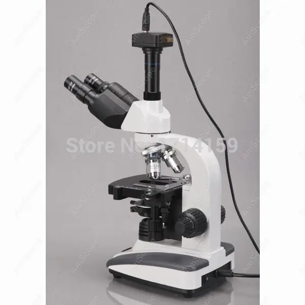 Ветеринарный AmScope Supply 40X 2000X биологический композитный светодиодный микроскоп +