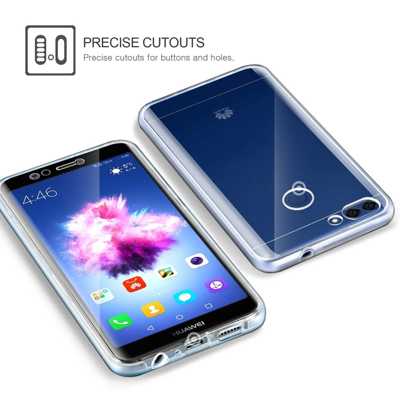 Передний+ задний Чехол для huawei P Smart Plus P30 P20 Pro mate 20 10 Honor 10 Lite Nova 3 3i 360 градусов полный корпус прозрачный TPU+ PC