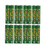 16pcs 1000mwh nizn 1 6v aaa rechargeable battery batteries