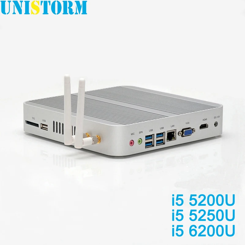 Мини-ПК Intel Skylake i5 5200U 5250U 6200U HD Graphics 520 4K HDMI VGA USB Windows 10 | Компьютеры и офис