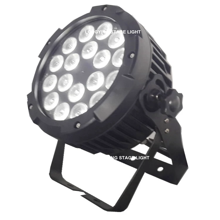 Бесплатная доставка IP65 Водонепроницаемый 18x15 Вт 5в1 RGBWA напольный Led Par свет