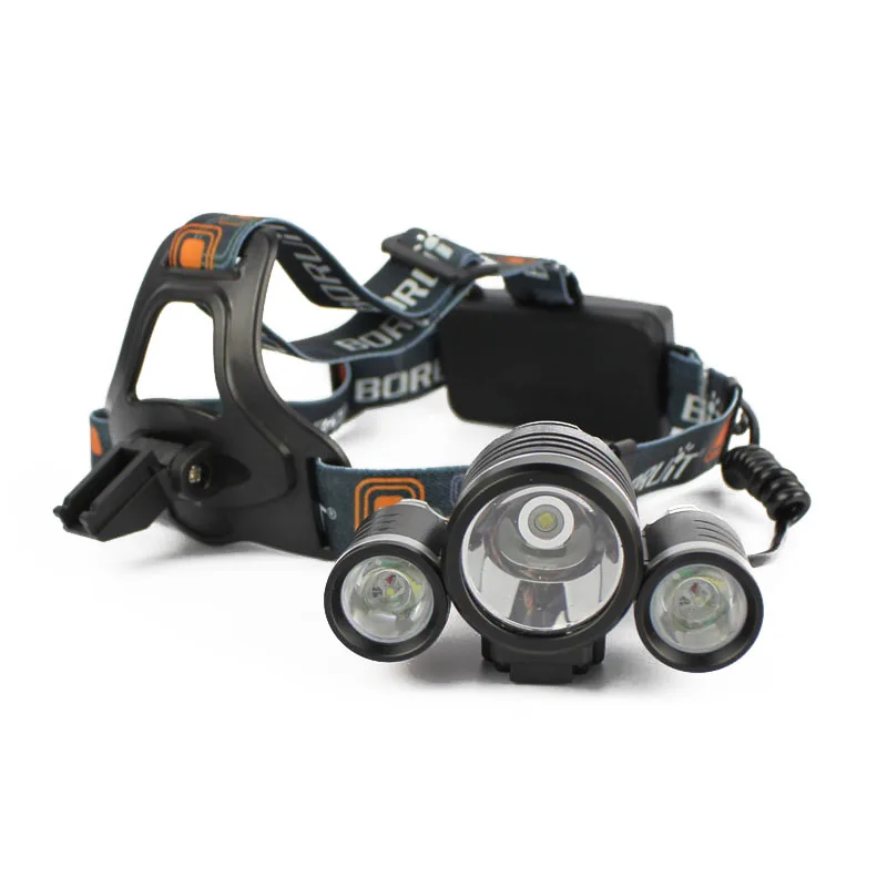 Фонарь налобный велосипедный светодиодный 18650 лм с аккумулятором | Лампы и