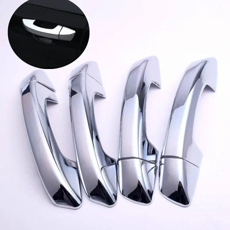 

FUNDUOO For Seat Ateca 2018 2019 2020 CHROME DOOR HANDLE COVERS CAPS TRIM Car Sticker Styling Accessories