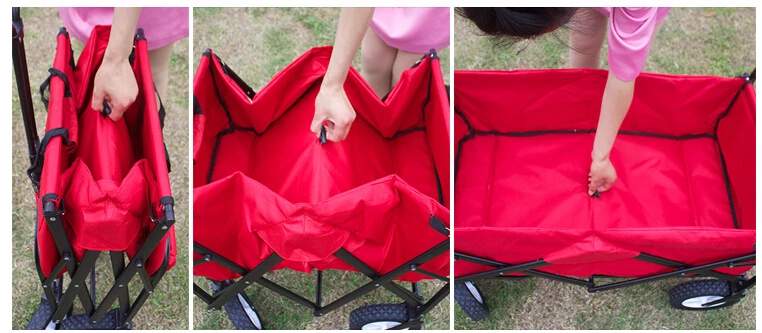 Новинка 2016 портативная складная тележка для покупок тележки с нажимным стержнем