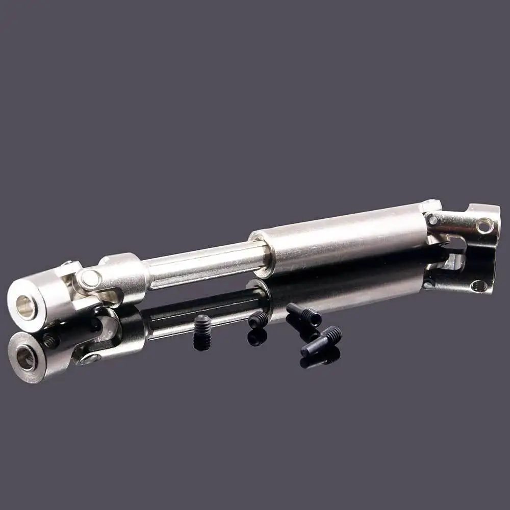 1pcs SCX10 Steel Universal Drive Shaft With CVD 90-110mm 110-155mm D90 For 1/10 Scale Models RC Car AXIAL Crawler TF2 trx4 | Игрушки и