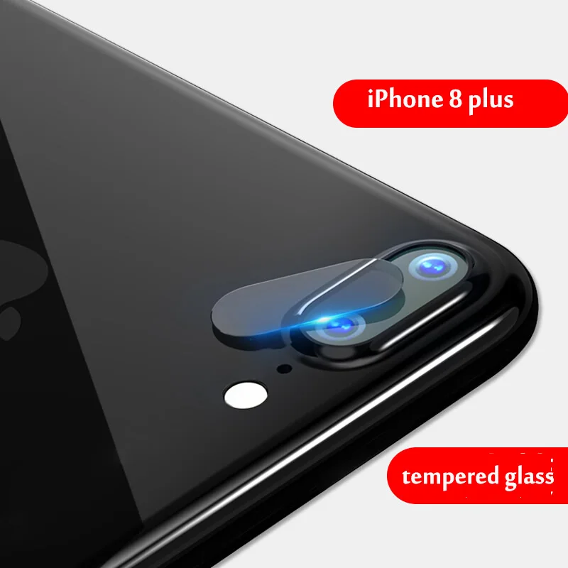 2 шт. для Apple iPhone 8 7 6 Plus аксессуары задняя камера объектив защита экрана полное