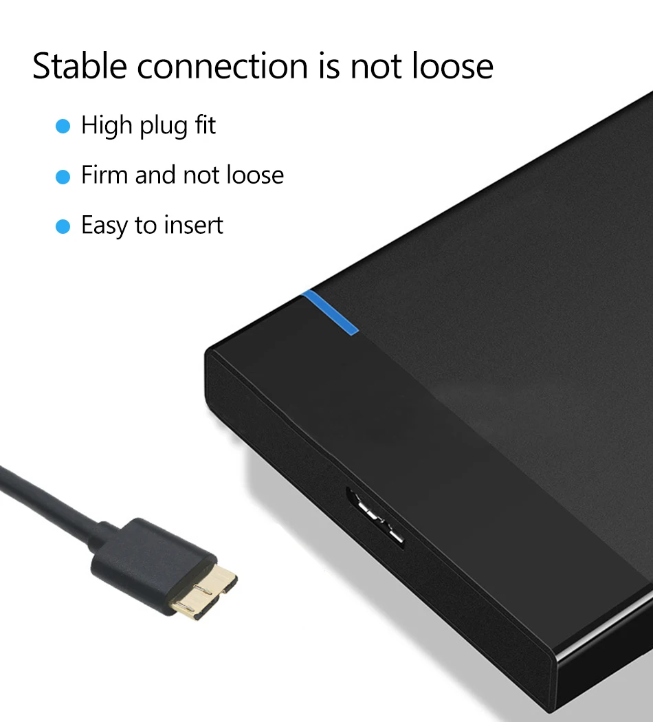 USB Micro B кабель-удлинитель 0,5 м 1 м для внешнего жесткого диска HDD samsung S5 Note3 USB HDD кабель для передачи данных