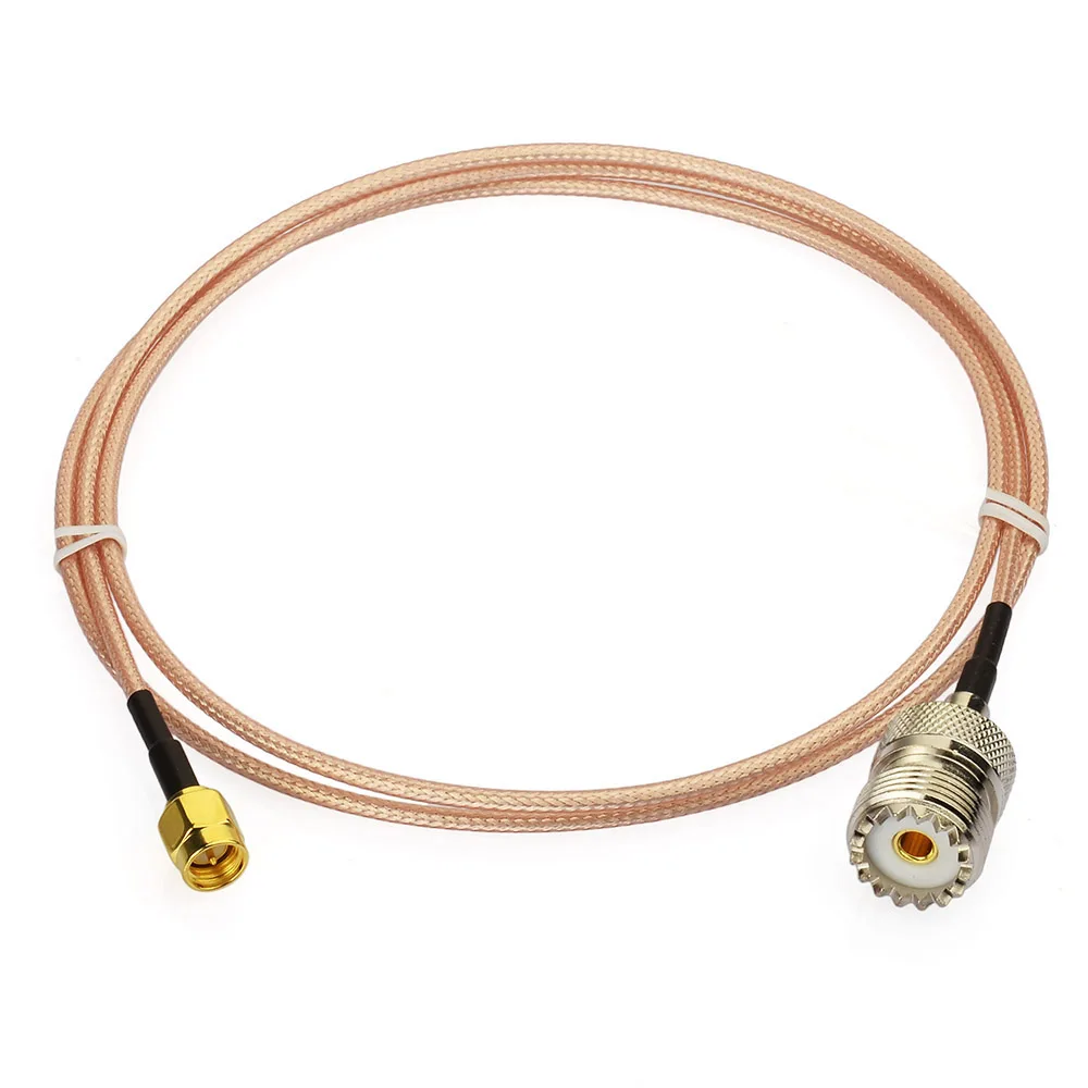 Eightwood RF Coax SMA Male к UHF Female SO 239 кабель 1 м + 2 шт SO239 адаптер для радиочастотных