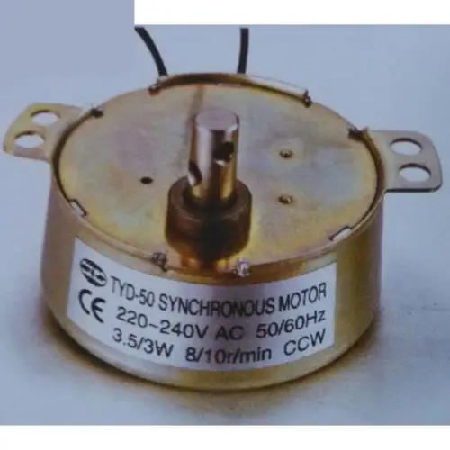 TYD 50 CCW AC 220/240 V 4 W 8/10 мин 7 мм Вал контролируется синхронный двигатель|Двигатель