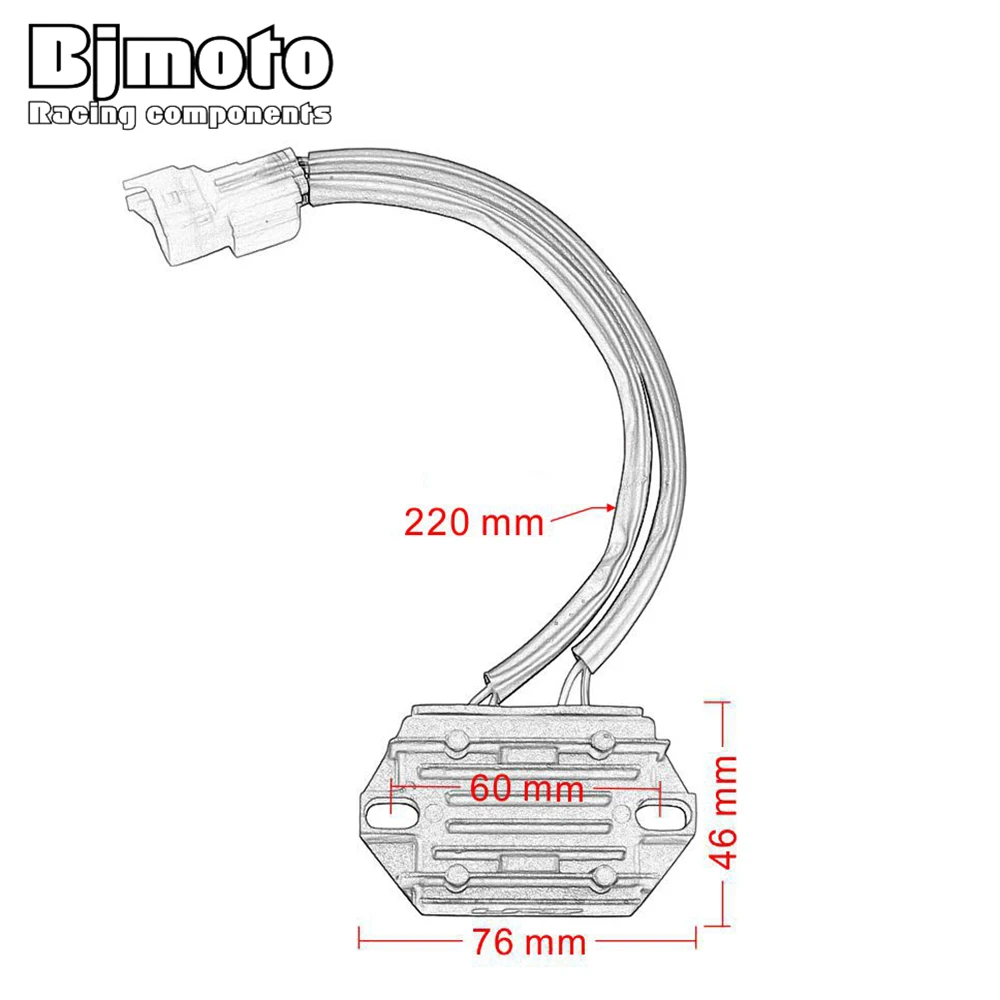 Bjmoto Moto Регулятор выпрямителя Для Suzuki 32800 28H00 3280028H00 RMZ250 2010 2017 RMZ450 2008 Husqvarna TC250R 2012