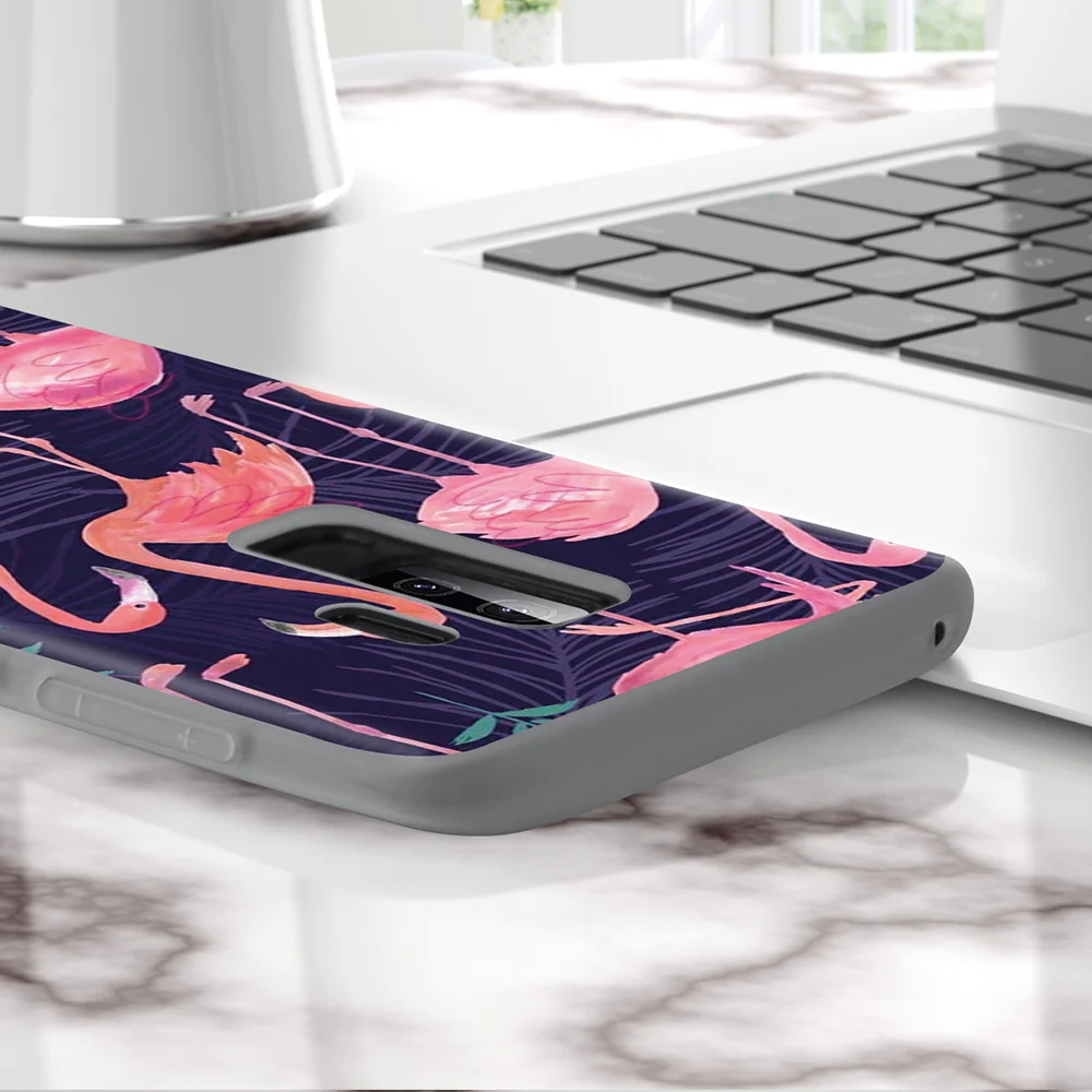 CASEIER Фламинго чехол для телефона Samsung Galaxy S10 S9 S8 Plus S10E задняя крышка Note 8 9 J720 A8 A7 2018