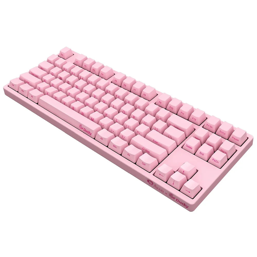 AKKO Ducky 3087 игровая механическая клавиатура переключатель Cherry клавишные колпачки