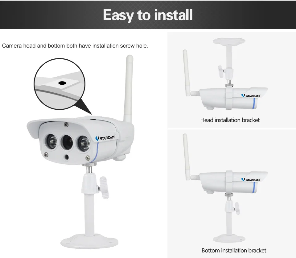 VSTARCAM C7816WIP Onvif IP камера наружная 720P неводостойкая IP67 сеть 1.0MP HD CCTV камера Поддержка 128G TF карта