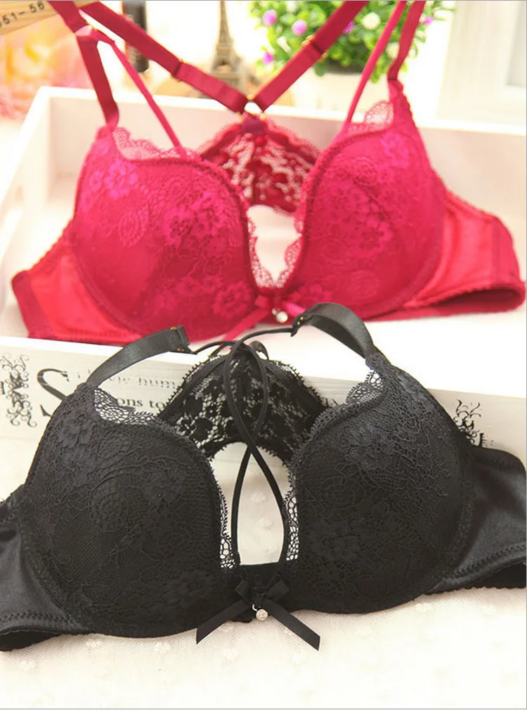 MINGMO 2018 Новый модные пикантные маленькие девочки Кружева Красивые сзади Intimates