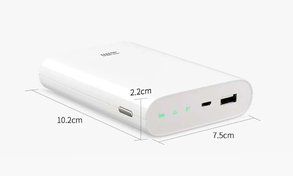 ZMI 4G Wifi роутер 7800 мАч Внешний аккумулятор беспроводной wifi повторитель 3G4G роутер Мобильная точка доступа 7800 мАч Внешний аккумулятор MF855