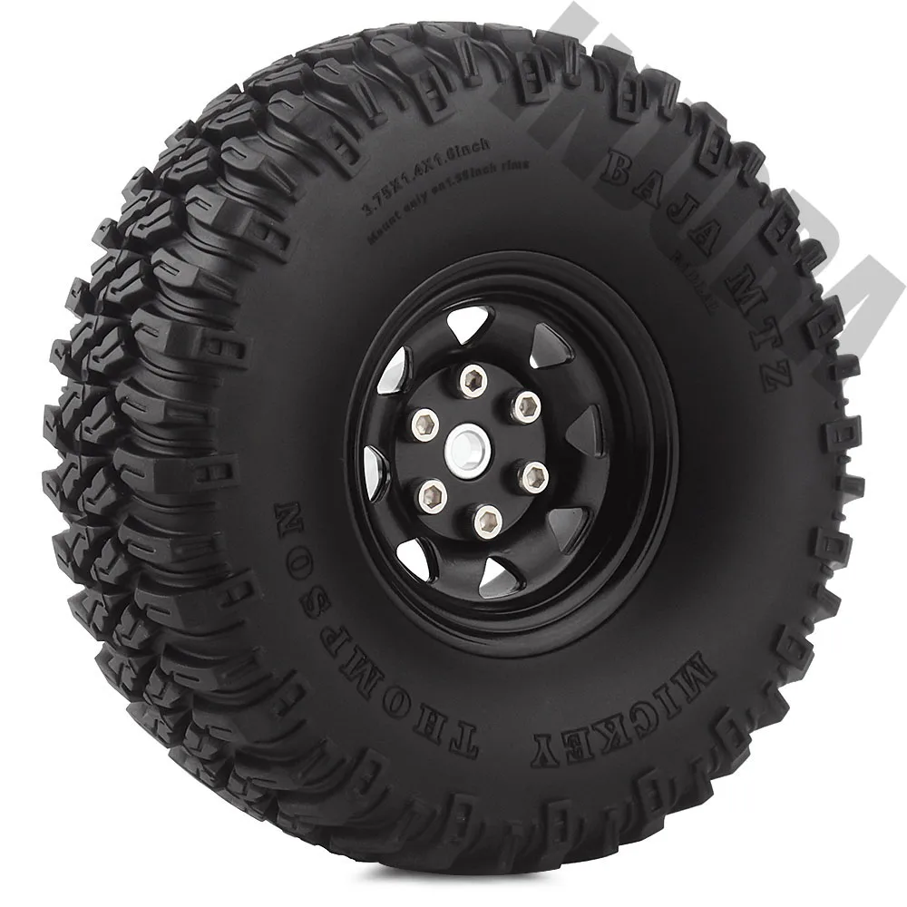 INJORA 1,55 колесные шины и 1,5" Beadlock металлический обод для RC Гусеничный автомобиль D90 TF2 Tamiya CC01 LC70 MST JIMNY AX90069