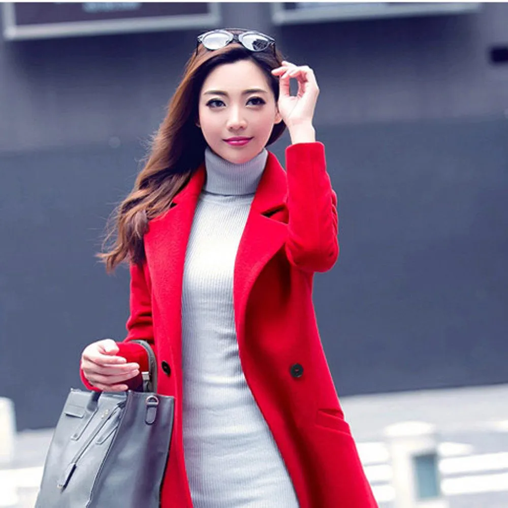 Стильная кашемировая Женская куртка на осень и зиму Повседневная Верхняя одежда