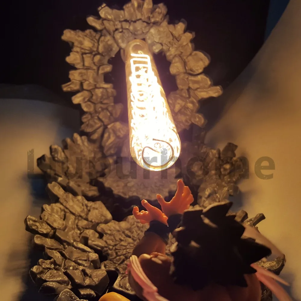 Dragon Ball Z Сон Гоку тройной Kaiouken DIY светодиодный ночник аниме Dragon Ball Z DBZ светодиодный настольный светильник Сон Гоку фигурка куклы