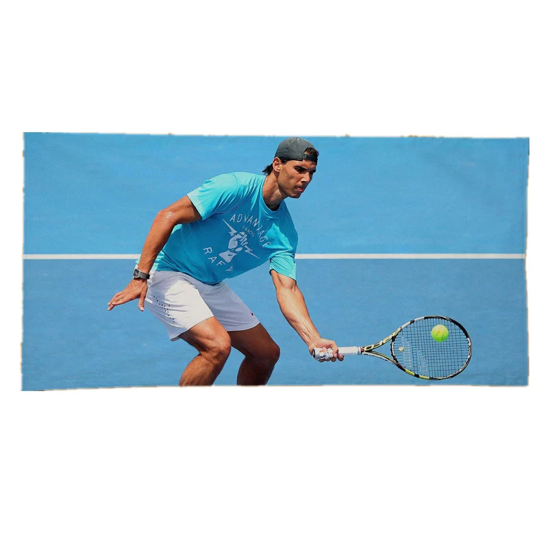 Горячие Rafael Nadal большие спортивные полотенца для взрослых теннисистов Плавание