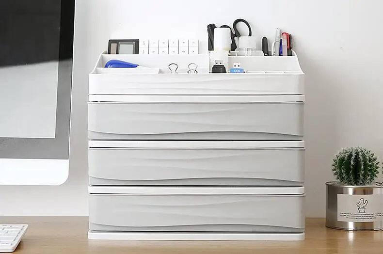 Пластиковый ящик для косметики 1 шт. органайзер макияжа коробка хранения