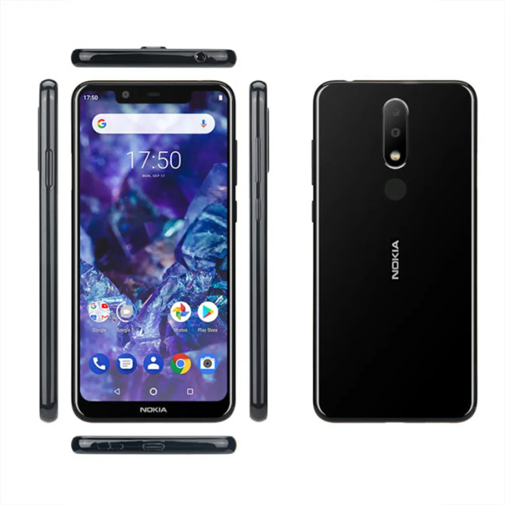 NOKIA X5 4G смартфон Helio P60 4 + 64 GB/3 32 GB Встроенная память 5 86 дюйма 2.5D HD полный Экран Android 8