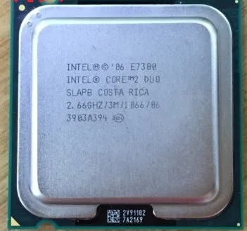 Процессор Intel Core 2 Duo E7300 e7300 66 ГГц 3 МБ 1066 МГц разъем LGA 775 протестирован | Компьютеры