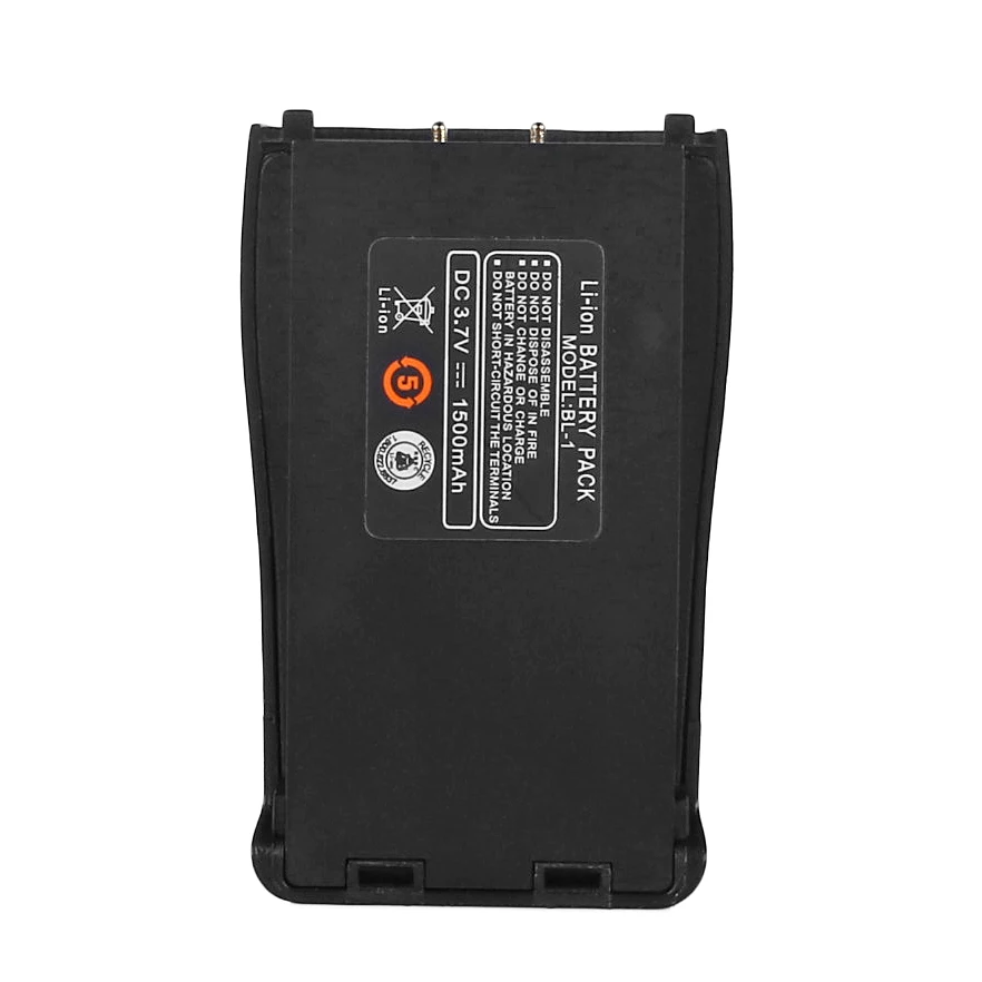 Оригинальный черный литий ионный аккумулятор 3 7 V 1500 mAh для Baofeng BF 888s Ham