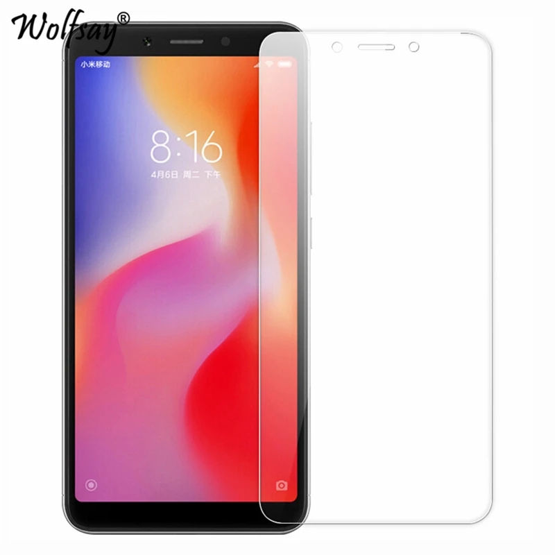 2pcs glass on xiaomi redmi 6a screen protector ultra thin clear film for xiaomi redmi 6a tempered glass for xiaomi redmi 6 6a free global shipping