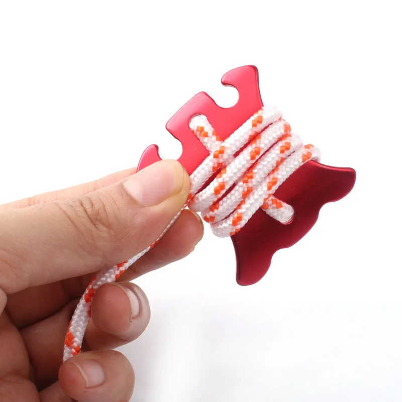 Paracord Открытый Отдых Алюминиевого Сплава Веревка Шнур Линия Парень Бегуны Rope