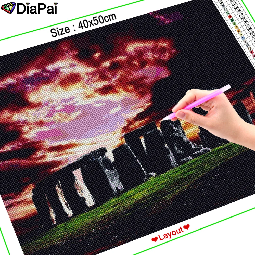 DIAPAI полный квадратный/круглый дрель 5D DIY Алмазная картина "мультяшный Снеговик" 3D вышивка крестиком домашний декор