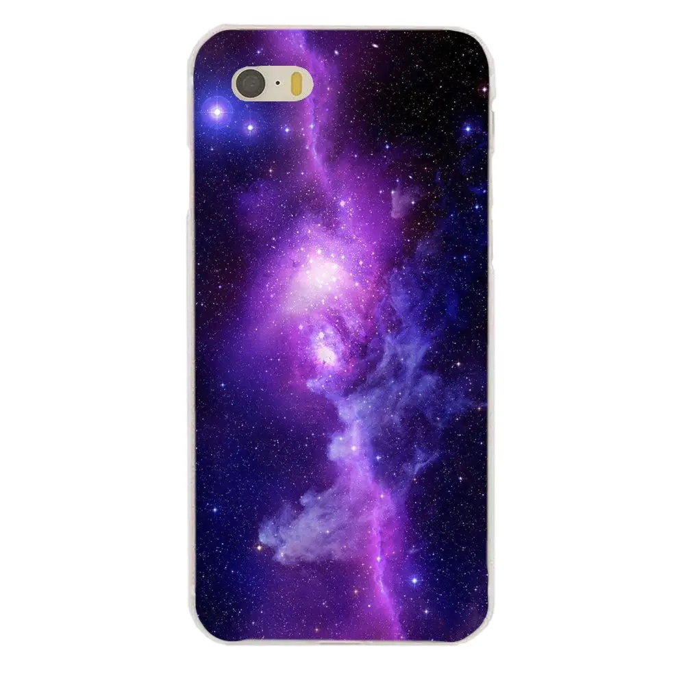 ТПУ кожа живопись темно фиолетовый Луна пространство для Galaxy A3 A5 A7 On5 On7 2015 2016 2017
