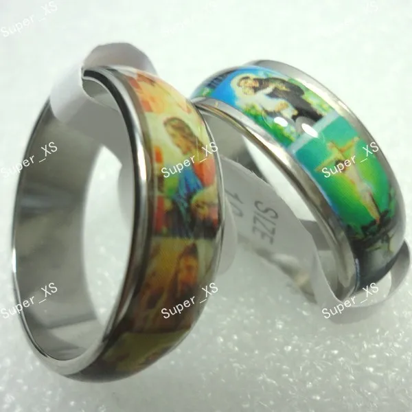 Кольцо из нержавеющей стали для женщин и мужчин 30 шт./лот эмалированное кольцо с