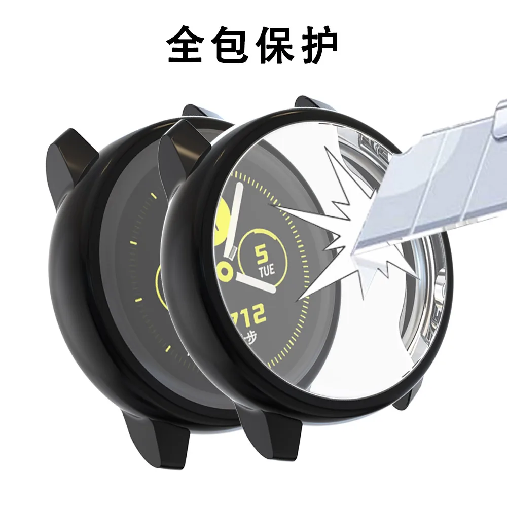 Защитный чехол для экрана для samsung Galaxy Watch Active, Ультратонкий Мягкий ТПУ силиконовый защитный чехол для часов