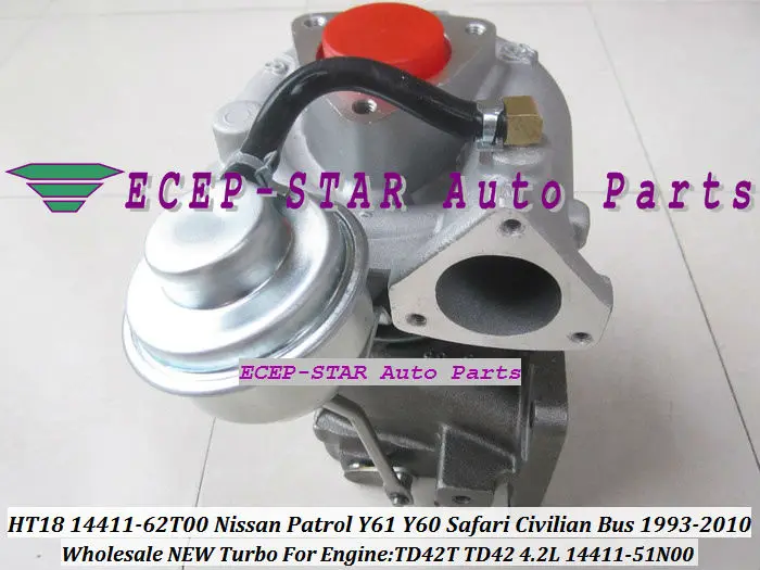 Бесплатная доставка HT18 14411 62T00 51N00 09D60 турбо для NISSAN Safari Patrol Y60 Y61 автобус W40 W41 TD42T TD42Ti