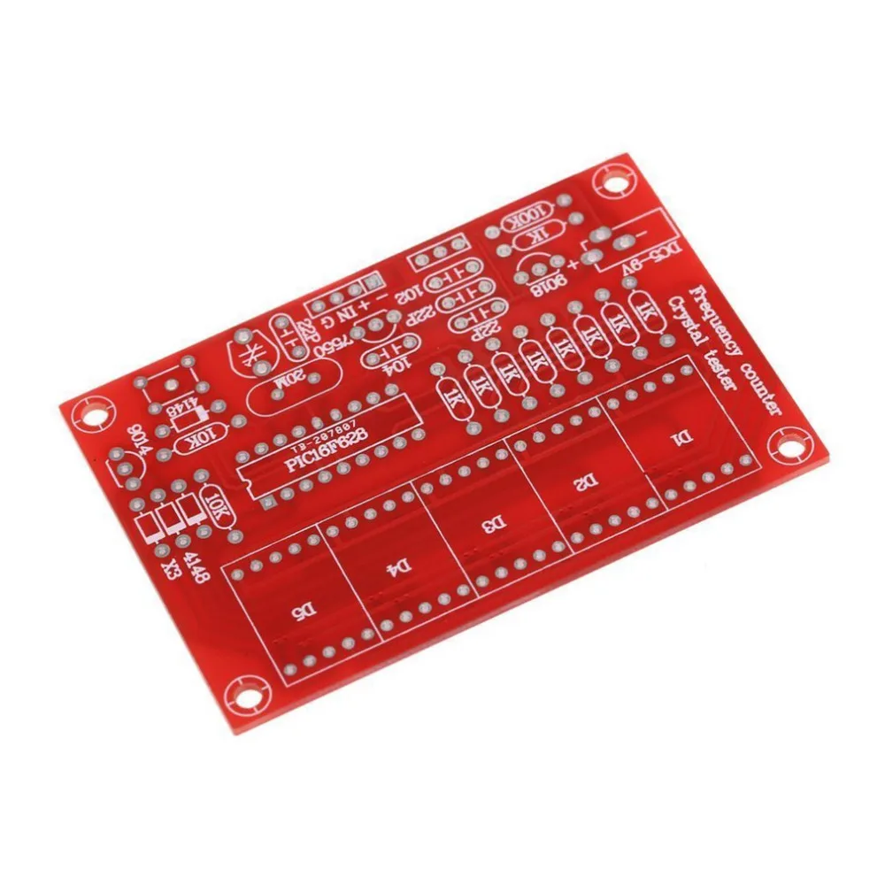 1Hz-50MHz Digital LED Crystal Oscillator Tester Frequency Counter Meter RF Electronic DIY Kits Tools PCB Board Module | Инструменты