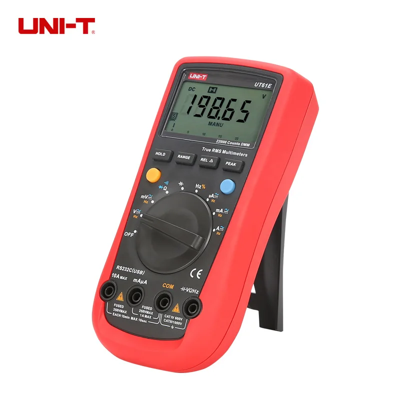 UNI-T UT-61E Современные Цифровые мультиметры UT61E AC DC метр