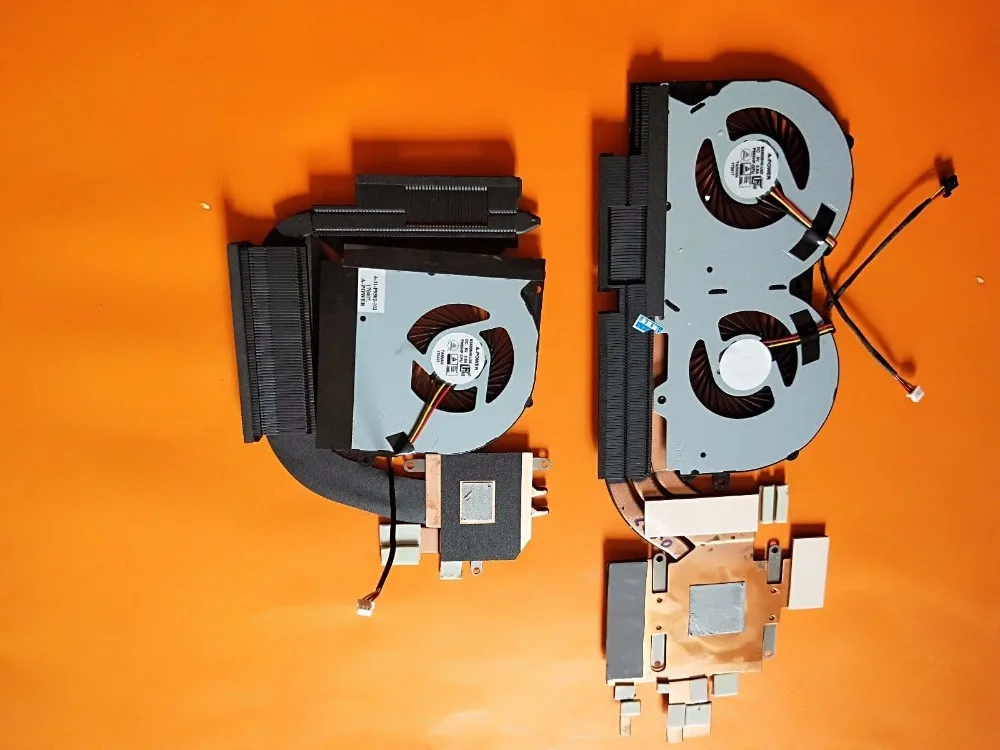 Новинка для clevo P950hp ER HR P955ER cpu fan + GPU heatsink 3 провода|Охлаждающие подставки ноутбуков|