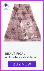 BEAUTIFICAL французский блестки tull ткани 5 ярдов нигерийской свадебной вечеринки тюль кружевной ткани Французский ML1N747