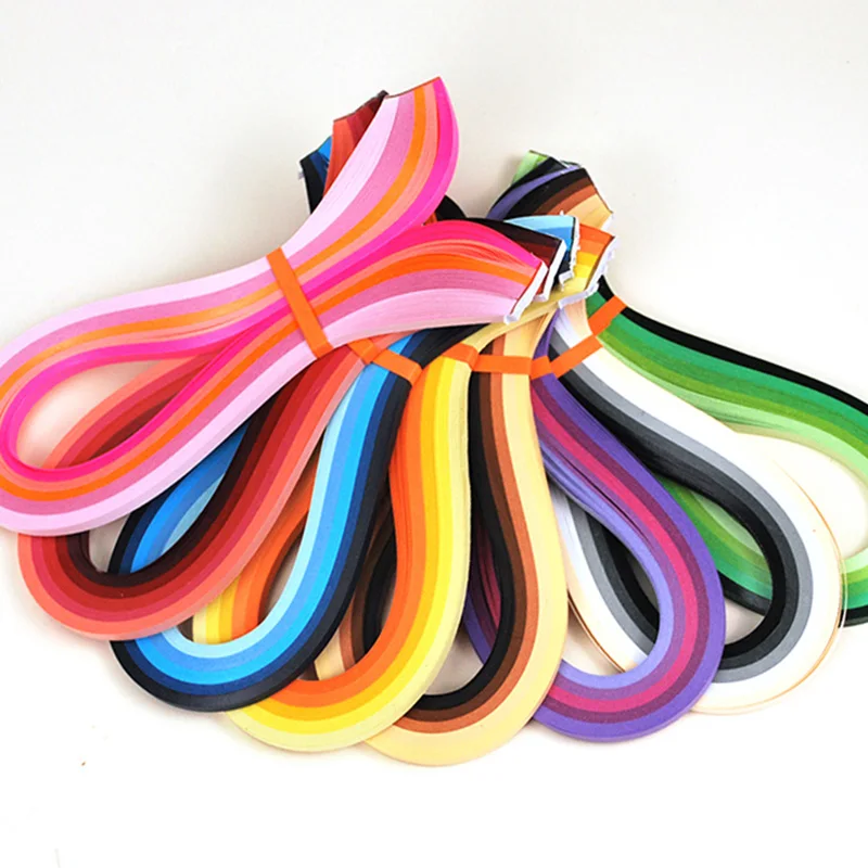 8 colours 3mm Diy 40 цветов постепенная смена разноцветная бумажная корабль оригами Бумага 260 шт 3 мм/5 мм/7 мм/10 мм Quilling бумага DIY украшения Pressur - Цвет: 8 colours 3mm