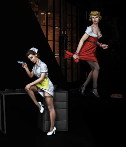 Модель из смолы в масштабе Второй мировой войны для женщин 1/35|resin model|1/35 scalemodel resin |