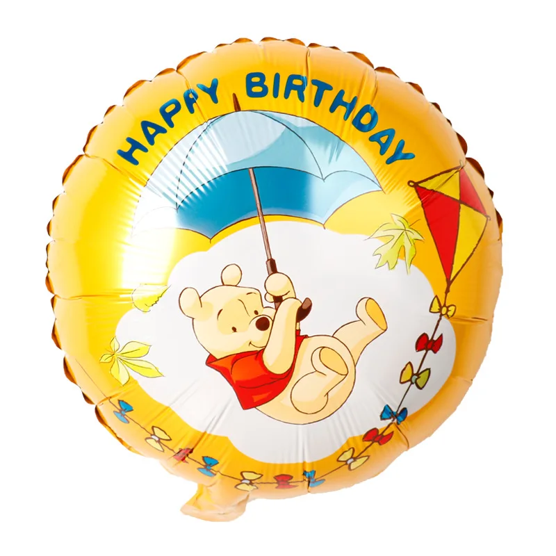 1pcs 18inch balloon Дисней Винни-Пух тематическая вечеринка на день рождения украшения для малышей Детские вечерние украшения на день рождения - Цвет: 1pcs 18inch balloon