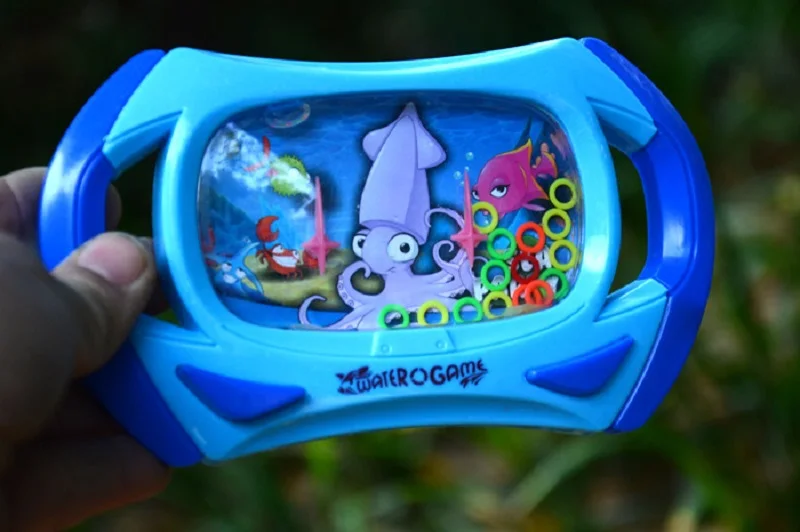 ASSOT Squishy Water Ring Toss Squeeze Toy Child Handheld Game Machine Parent-Child Interactive Antistress Game Toys For Children