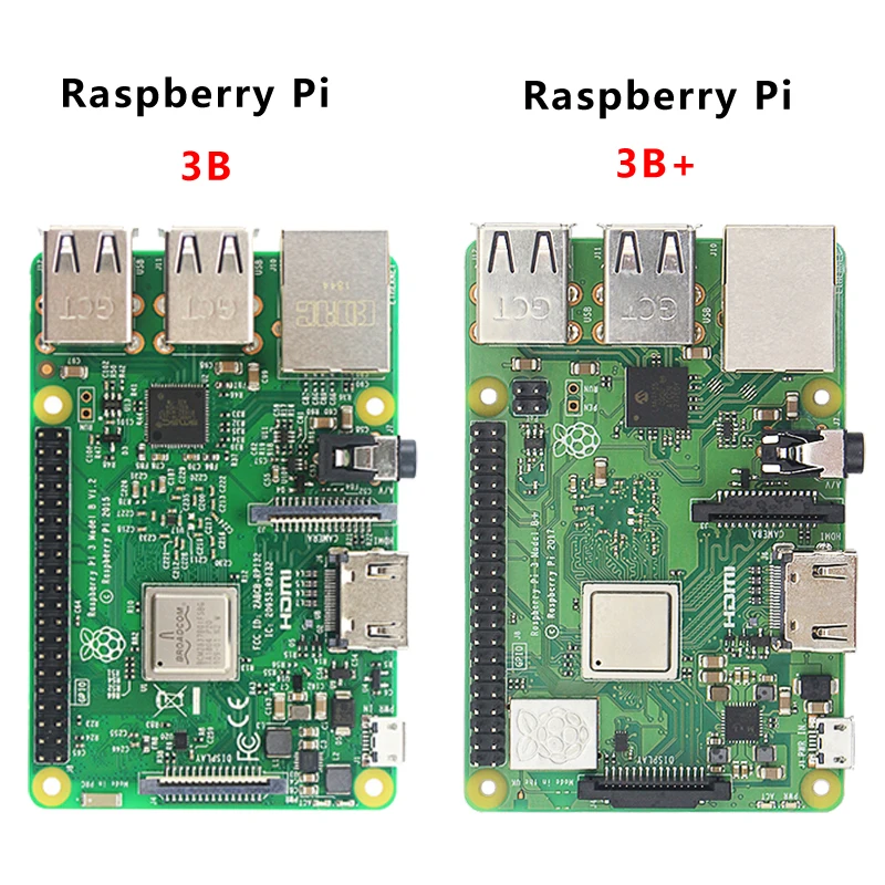 Оригинальная плата Raspberry Pi 3 B или 3B Plus со встроенным WiFi и Bluetooth + корпус ABS блок