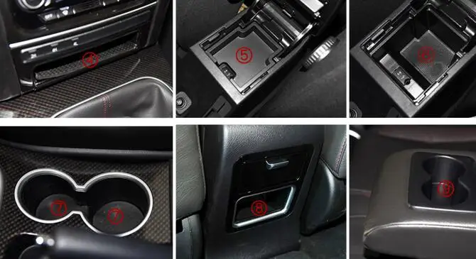 

Car Anti-Dirty Pad Door Groove Gate Slot Cup Armrest Storage Pad Mat For Great Wall Haval H5 2013 2014 2015 2016 2017 2018