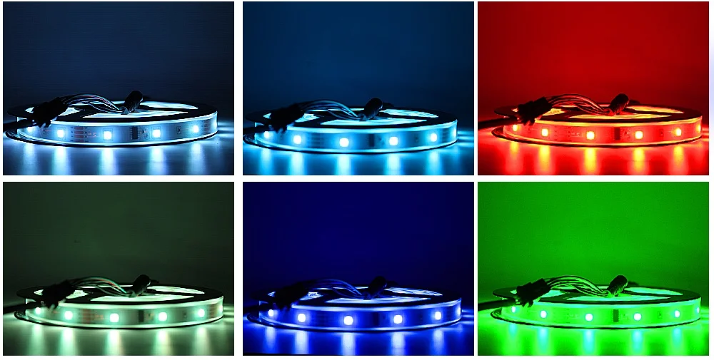Светодиодная лента Dream color Magic IC 6803 RGB 5050 20 м 30 10 5 водонепроницаемая IP67 133 изменение +